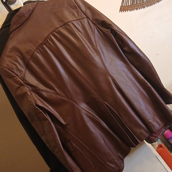 Etienne Aigner leather blazer - Picture 7 of 13